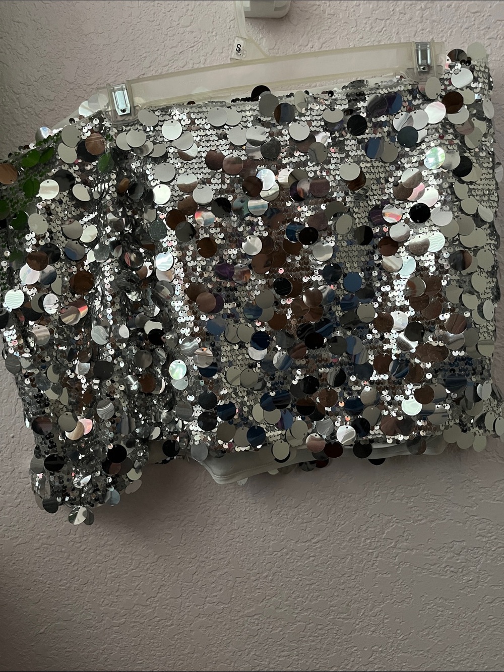 SILVER 1X MINI SKIRT